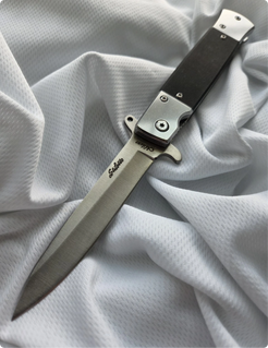 SZCO Silver G10 Stiletto Knife – 4.75 Inches