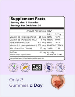 NutriMagic Kids Brain Booster with Saffron + Multivitamin