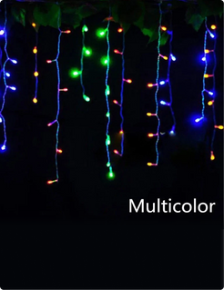 LED Curtain Lights in White, Blue, Warm & Multicolor