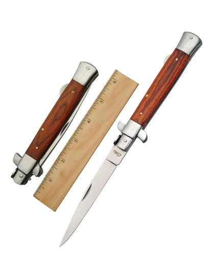 Rite Edge Lockback Stiletto Folding Knife – 10.5 Inches