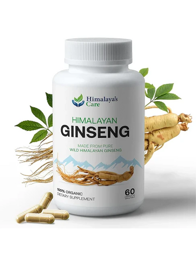 Organic Himalayan Ginseng Capsules, 500mg
