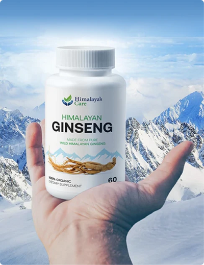 Organic Himalayan Ginseng Capsules, 500mg
