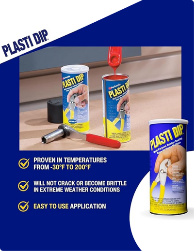 Red - 14.5 oz Peelable Rubber Coating Paint - Smarter Alternative to Traditional Paints